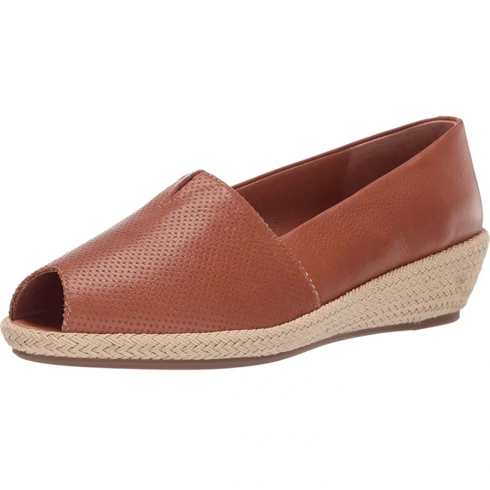Gentle Souls Lydia leather espadrille shoes